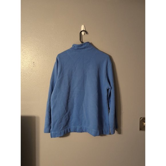 Pacer Blue 1/4 Zip Vintage Fleece Jacket Women's Size L - Picture 2 of 6